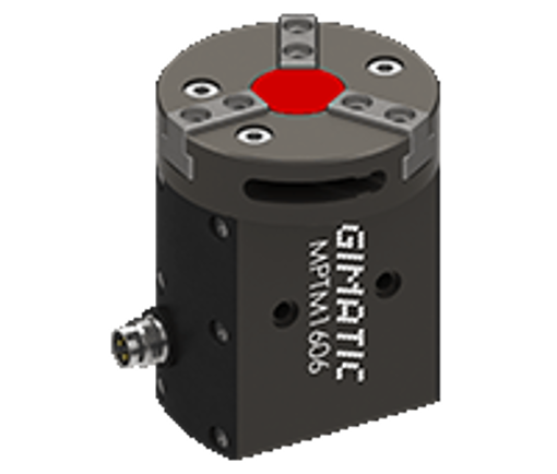 3-jaw self-centring parallel electric gripper, 24Vdc, 6 W, PNP, M8 3-pin, peak 0.9A, servo DC motor with built-in controller, Max. 0.95 Hz at 30°C, IP54, with bushings - MPTM1606