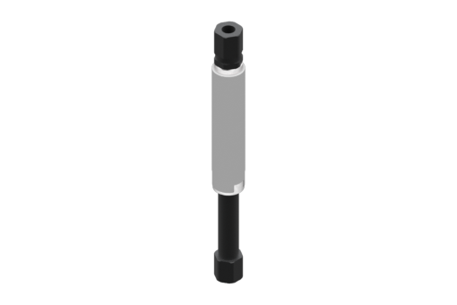 Rotative suspension with smooth body, diameter 10 mm, stroke 25 mm, M5 - VSR1025