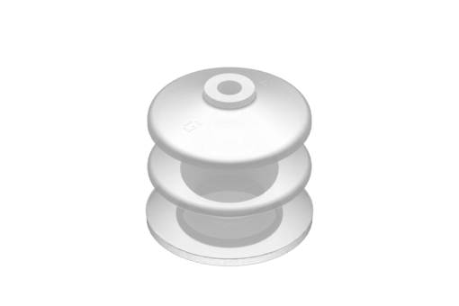 VG.LB53F suction cup in FDA-compliant silicone, 50 Shore, with FDA-compliant silicone foam ring - 0221772