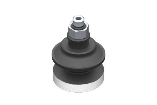 "Suction cup VG.B22 EPDM 50 Shore, M5 Male, Hex 8mm with Silicone Rings" - 0321602