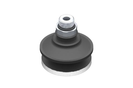 Suction cup VG.B42 EPDM 50 Shore, G1/4" Male, Hex 17 mm with silicone ring - 0321630
