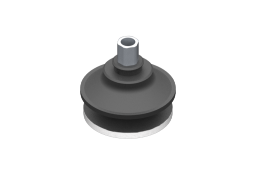 Suction cup VG.B53 EPDM 50 Shore G1/8" Female, Hex 12 mm with silicone ring - 0321639