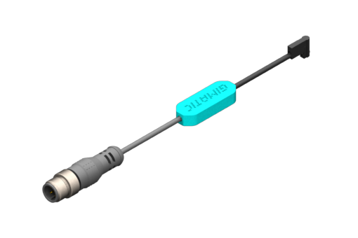 Programmable magnetic sensor for C-Slot, PRO-SNL series, IO-Link, power supply  24 Vdc, 0.2 A, round PUR cable 5x0.09mm² length 1.5 m M12-5poles connector, steel grain screwdriver cut - PRO-SNLB215-G