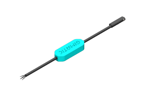 Programmable magnetic sensor for C-Slot, PRO-SSL series, IO-Link, power supply  24 Vdc, 0.2 A, round PUR cable 5x0.09mm² length 2.5 m, steel grain screwdriver cut - PRO-SSLA225-G