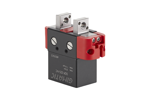 Parallel self-centring pneumatic gripper, NC, 2/8 bar, M3/M5, with sleeves - SGP-32S-NC