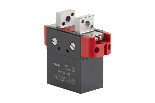 Parallel self-centring pneumatic gripper, NC, 2/8 bar, M3/M5, with sleeves - SGP-40S-NC